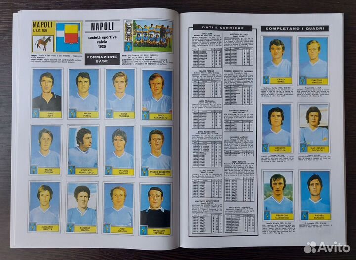 Panini Calciatori Кальчатори 1971-72