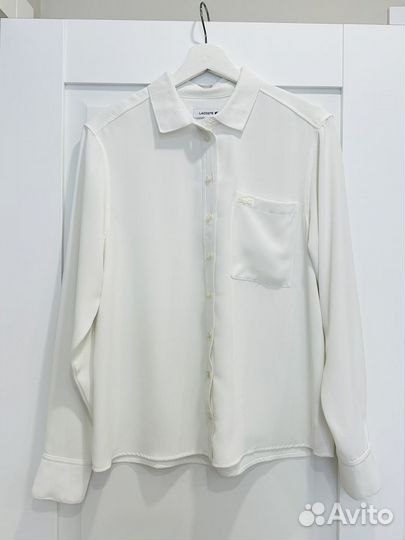 Рубашка белая Lacoste