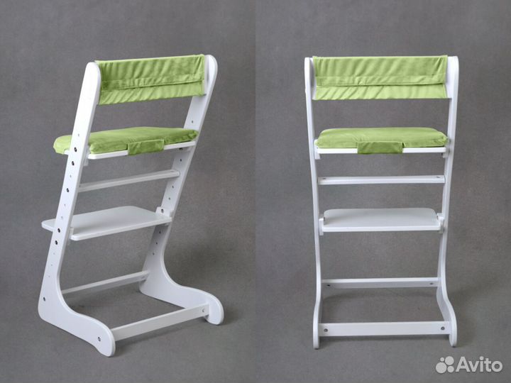 Белый растущий стул