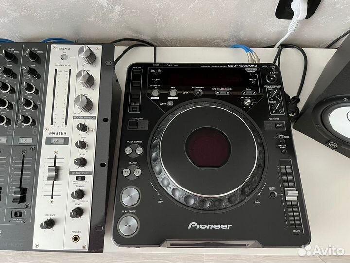 Pioneer djm 1000 в комплекте c Pioneer CDJ