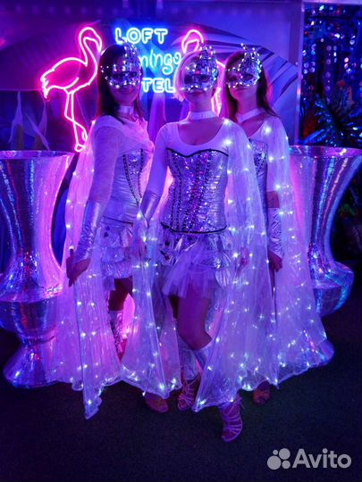 Световое шоу. Огненное шоу на выпускной, свадьбу