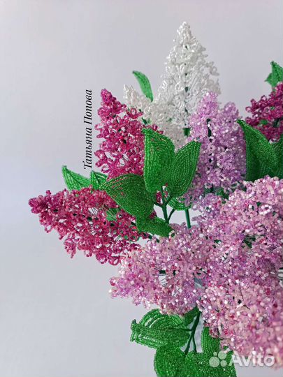 Сирень из бисера