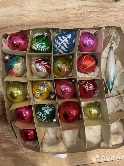 Новогодние елочные игрушки СССР