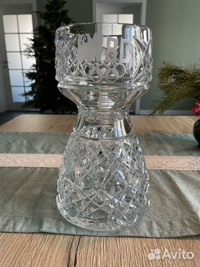 Хрусталь. Хрустальная ваза Олимпиада 80