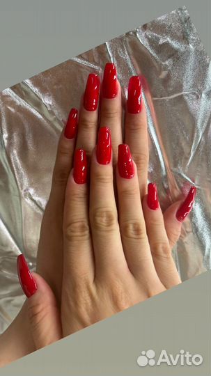 Маникюр солнечный город