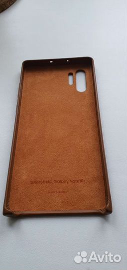 Кожаный чехол Samsung Note 10+