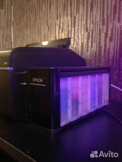 Цветной струйный принтер epson l805 снпч