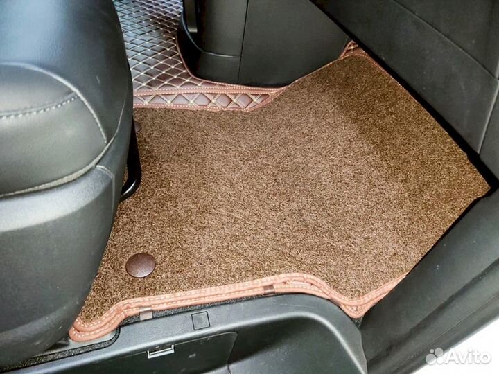 3D коврики из экокожи Alphard