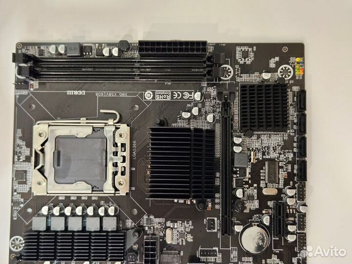 Материнская плата micro-ATX X58, DDR3, LGA 1366