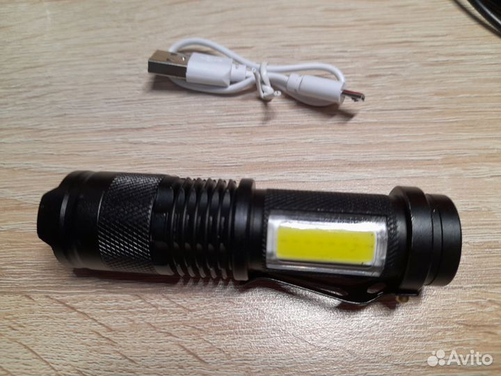 Фонарик светодиодный с USB