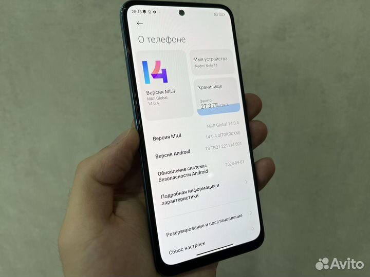 Xiaomi Redmi Note 11, 4/128 ГБ