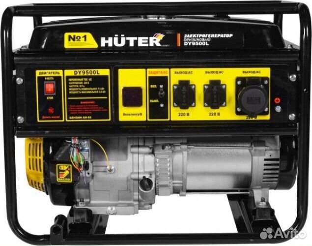 Бензогенератор huter DY 9500 L