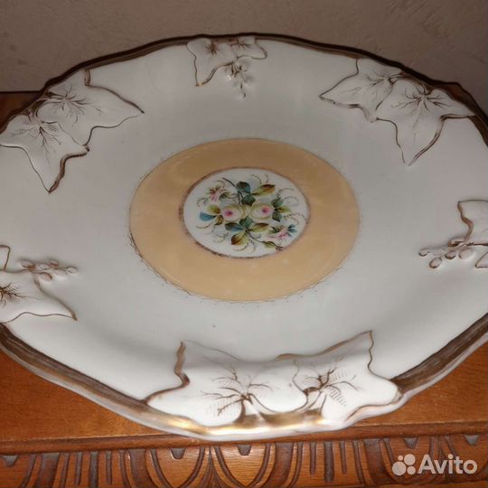 Блюдо антикварное 19 век