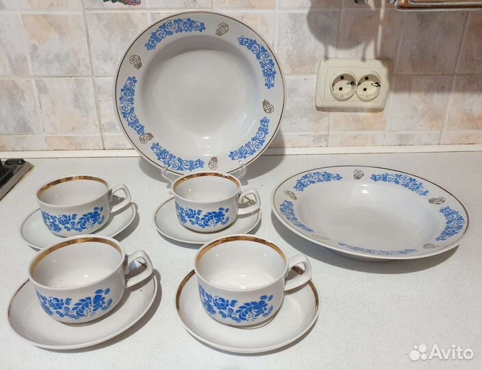 Салатники,чашки,тарелки,кувшины СССР Чехословакия