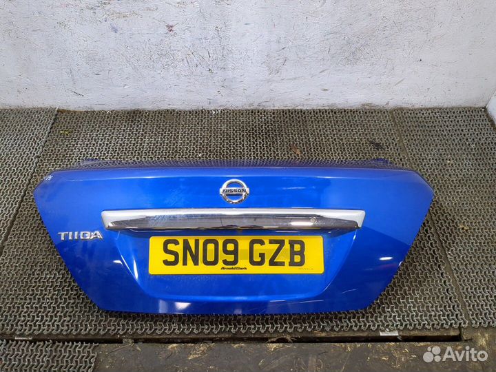 Подсветка номера Nissan Tiida, 2007