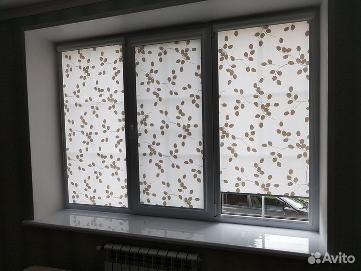 Рулонные шторы на окна пвх система UNI