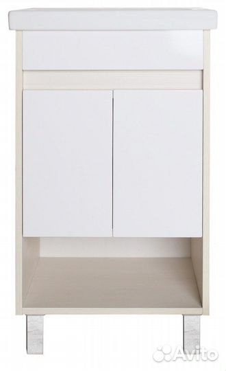 Тумба под раковину напольная лора 60 цвет бежевый