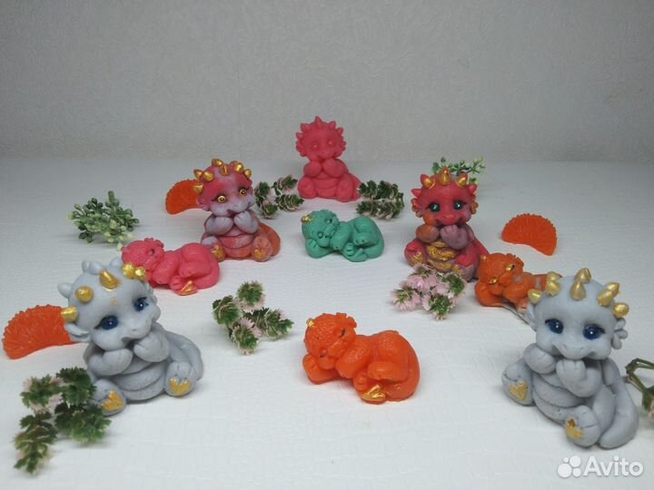 Мыло ручной работы дракон