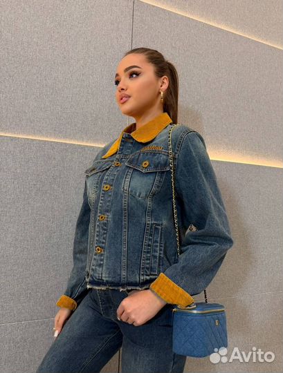 Джинсовая куртка miu miu