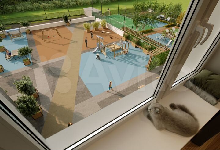 2-к. квартира, 44,6 м², 4/24 эт.