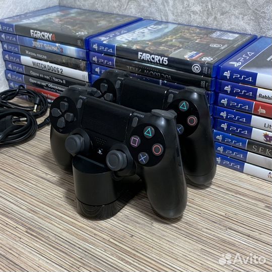 Док-Станция для Геймпадов PS4 Зарядка на 2Джостика