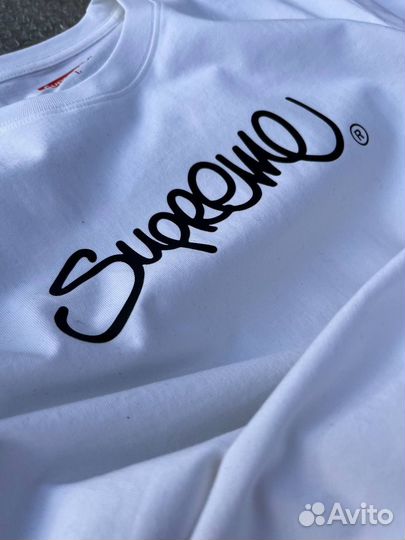 Футболка Supreme белая арт:512
