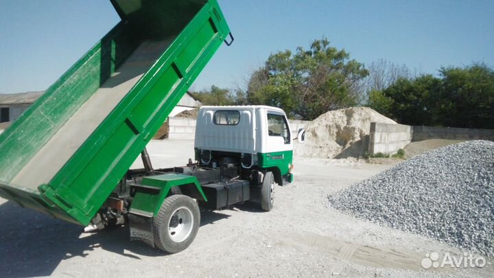 Доставка чернозëма песка, щебня