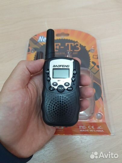 Комплект из 2 рации Baofeng BF-T3 черные