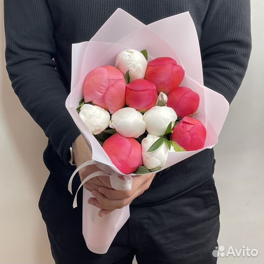 Пионы свежие