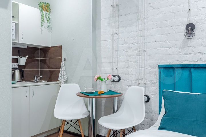 Квартира-студия в апарт-отеле, 15,2 м², 2/4 эт.