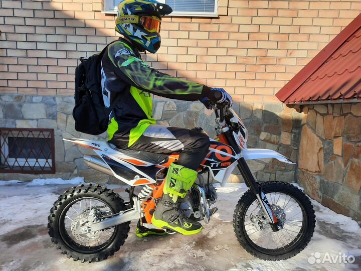 Питбайк Kayo Basic TT125 с электростартером Новый