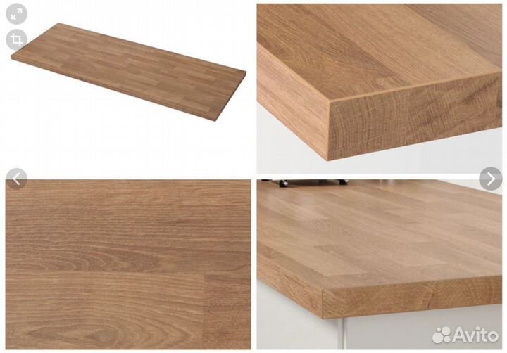 Кухня IKEA, столешница Saljan, мойка Havsen