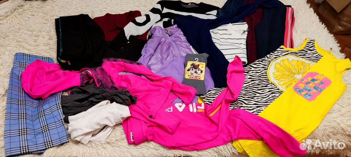 Одежда пакетом на девочку 146 152