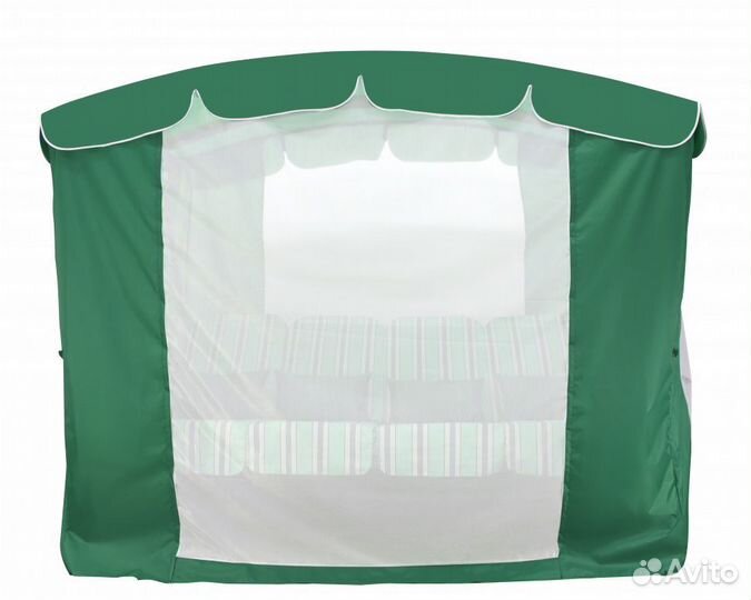 Качели четырехместные Дефа Люси Люкс, зеленые