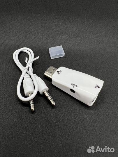 Адаптер hdmi на vga с аудио входом