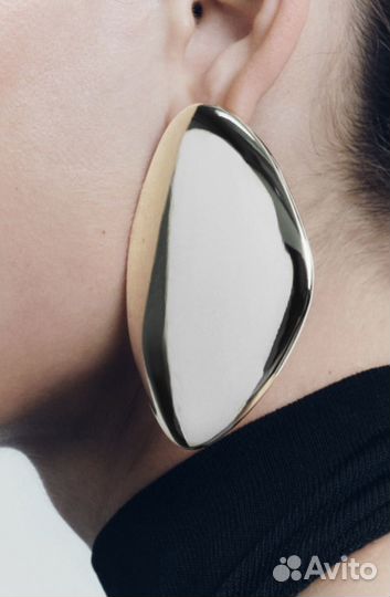 Серьги в стиле zara