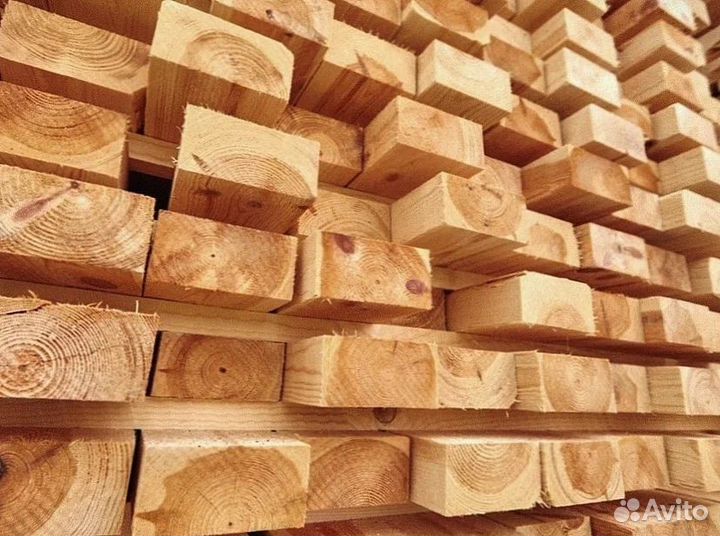 Брус обрезной 50 х 150 Без гнили Самовывоз