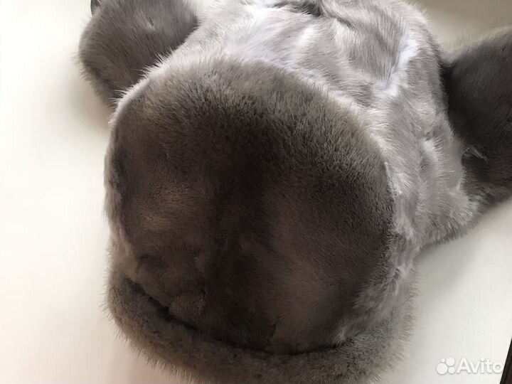 Норковая шапка мужская