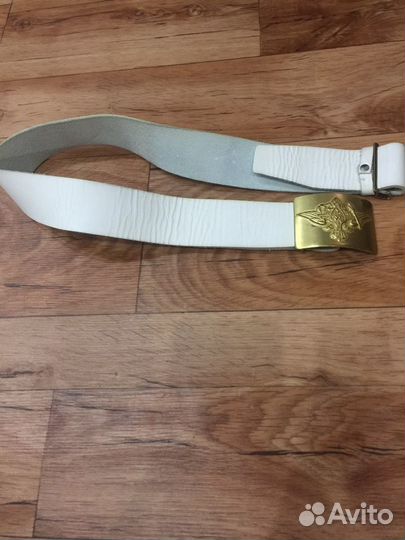 Ремень мужской кадета, кожа и натуральная