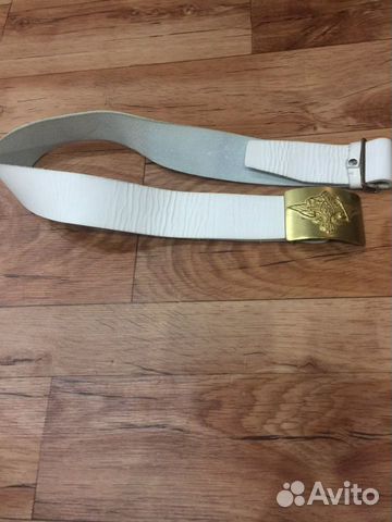 Ремень мужской кадета, кожа и натуральная