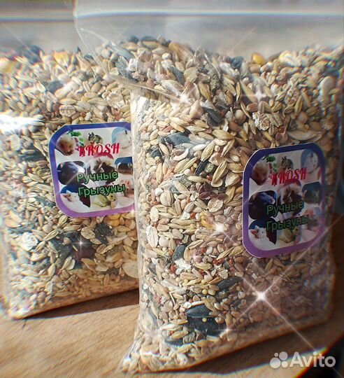 Корм и безопасный прикорм для крыс, хомяков