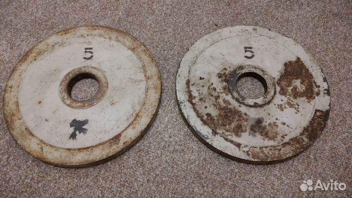 Блины для штанги 5 кг