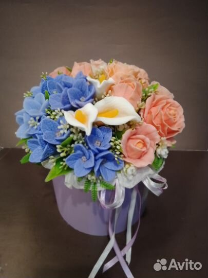 Букет цветов из мыла