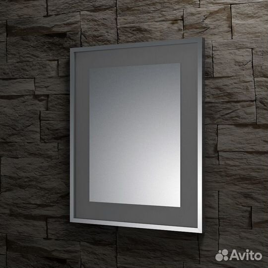 Зеркало Evoform Ledside 90х90 Сталь