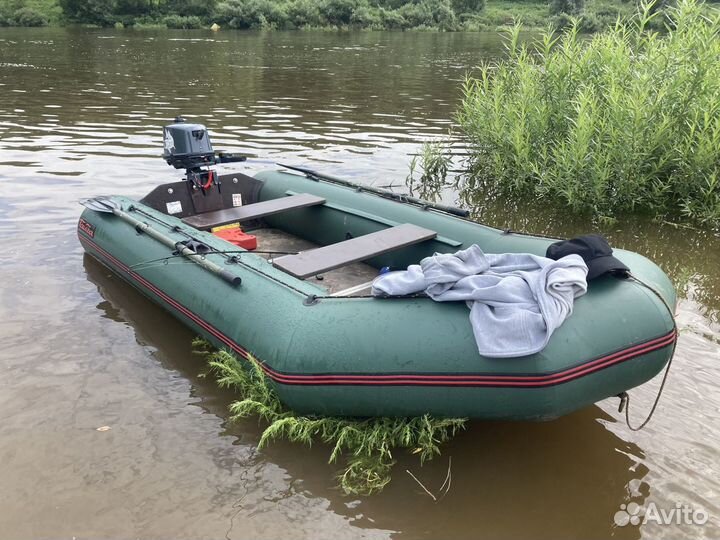 Лодка тайга с мотором Tarpon