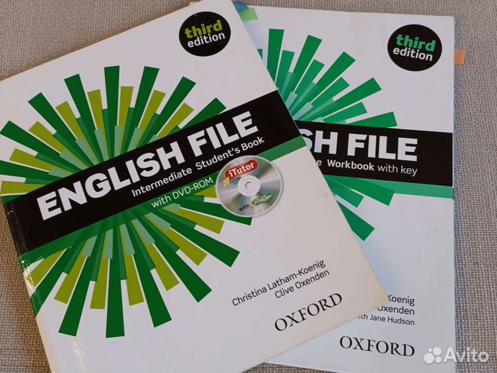 English File intermediate книга+тетрадь