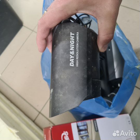 Камера видеонаблюдения уличная комплект бу