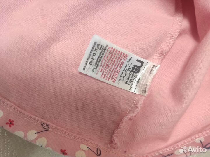 Платье для девочки 80-86 см 12-18 мес Mothercare