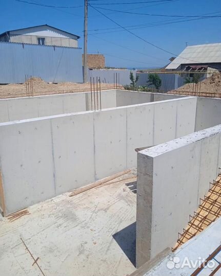 Бетонные работы. Строительство