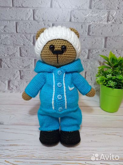 Вязаные зайки/мишки/котики